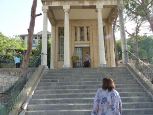 Mausoleum where Naoum and Salloum Mokarzel are buried, Freike, Lebanon. 
